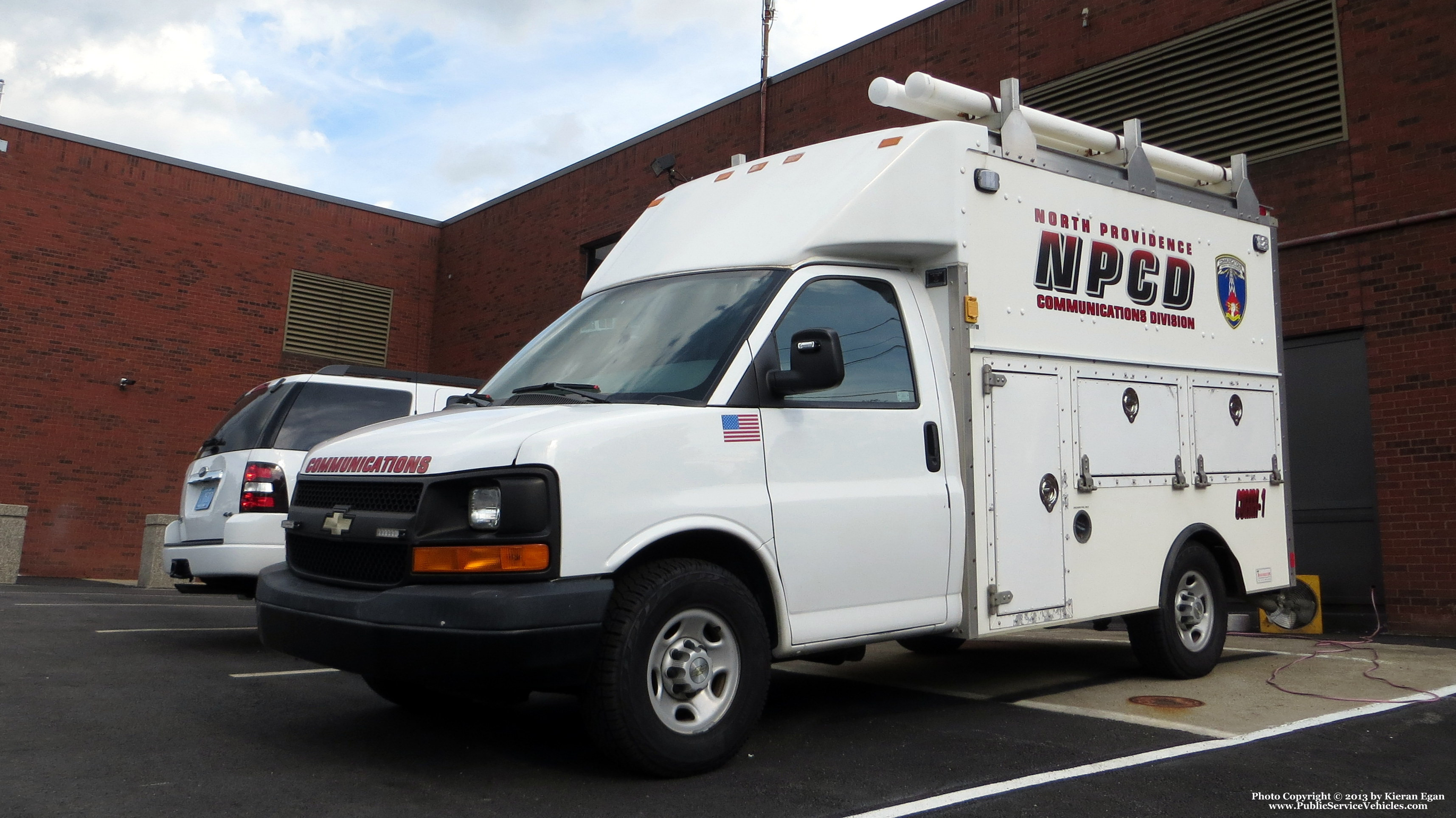 A photo  of North Providence Police
            Comm 1, a 2003-2013 Chevrolet Express             taken by Kieran Egan