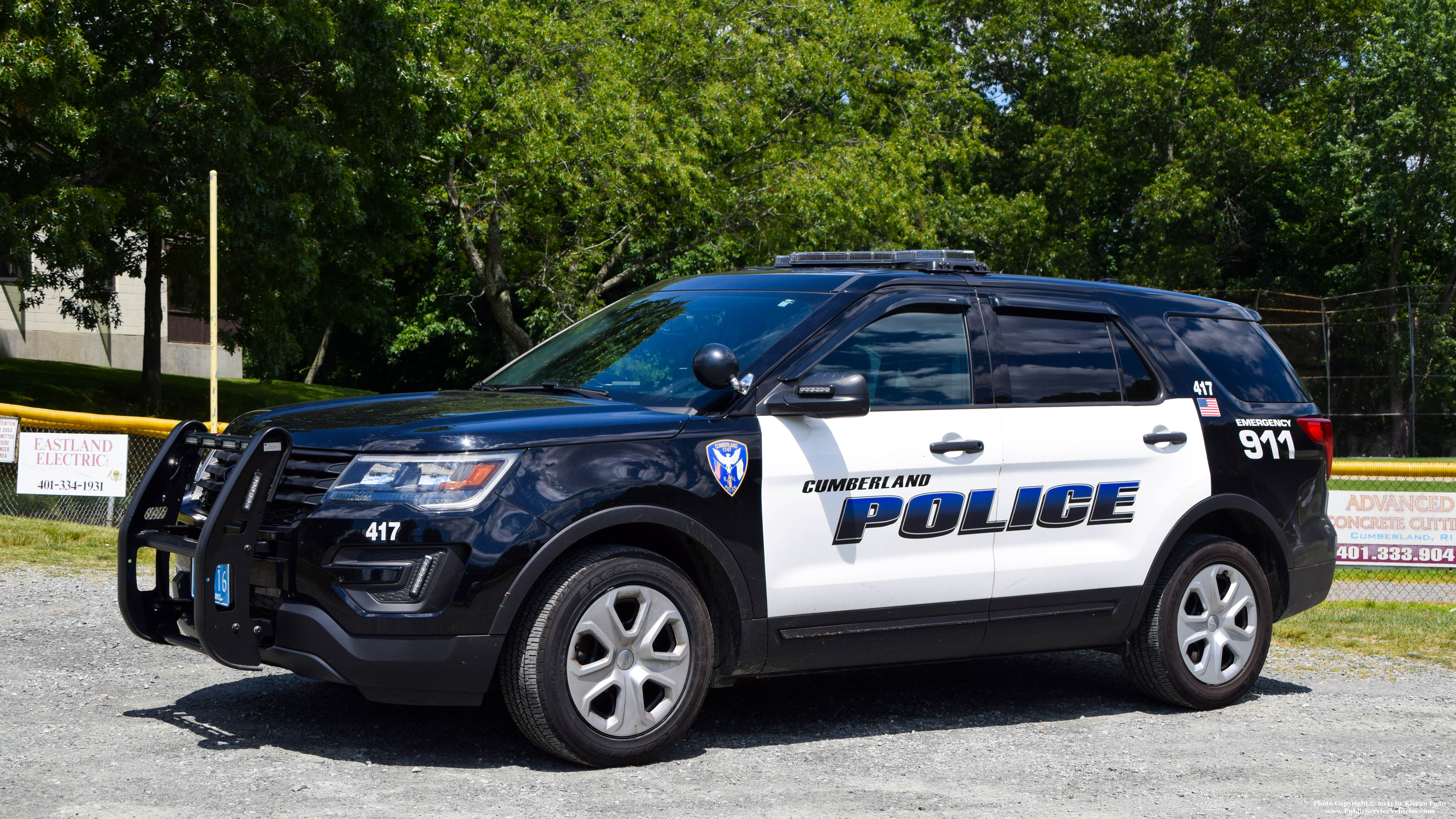 A photo  of Cumberland Police
            Cruiser 417, a 2019 Ford Police Interceptor Utility             taken by Kieran Egan