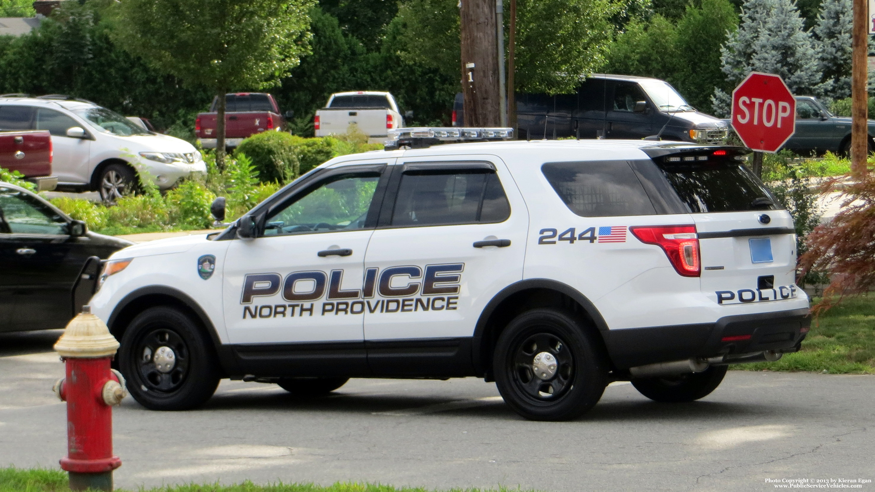 A photo  of North Providence Police
            Cruiser 244, a 2013 Ford Police Interceptor Utility             taken by Kieran Egan