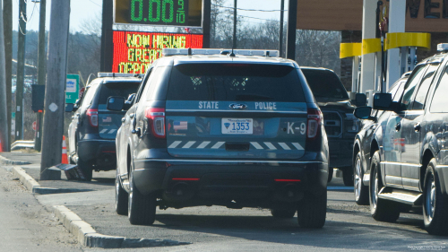 Additional photo  of Massachusetts State Police
                    Cruiser 1353, a 2015 Ford Police Interceptor Utility                     taken by Kieran Egan