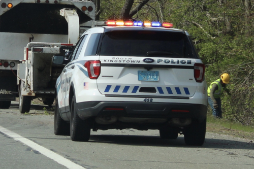 Additional photo  of South Kingstown Police
                    Cruiser 418, a 2019 Ford Police Interceptor Utility                     taken by Kieran Egan
