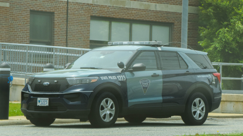 Additional photo  of Massachusetts State Police
                    Cruiser 1223, a 2020 Ford Police Interceptor Utility Hybrid                     taken by Kieran Egan