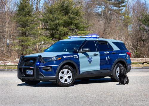 Additional photo  of Massachusetts State Police
                    Cruiser 1776, a 2022 Ford Police Interceptor Utility Hybrid                     taken by Kieran Egan