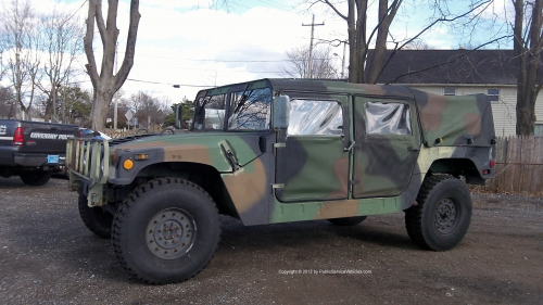 Additional photo  of Coventry Police
                    Unit 4077, a 1993 AM General Humvee                     taken by Kieran Egan