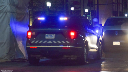 Additional photo  of Massachusetts State Police
                    Cruiser 2014, a 2021 Ford Police Interceptor Utility Hybrid                     taken by Kieran Egan