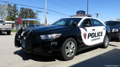 Additional photo  of Jamestown Police
                    Patrol 5, a 2014 Ford Police Interceptor Sedan                     taken by Kieran Egan