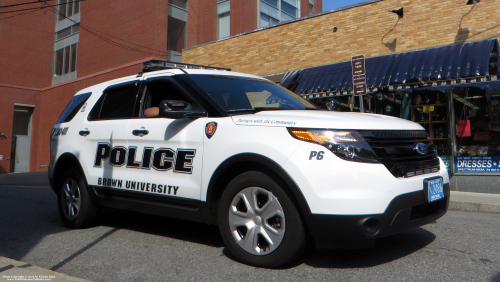 Additional photo  of Brown University Police
                    Patrol 6, a 2015 Ford Police Interceptor Utility                     taken by @riemergencyvehicles