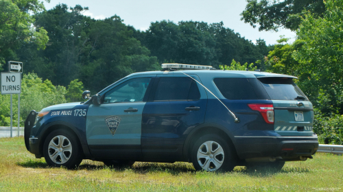 Additional photo  of Massachusetts State Police
                    Cruiser 1735, a 2014 Ford Police Interceptor Utility                     taken by Kieran Egan