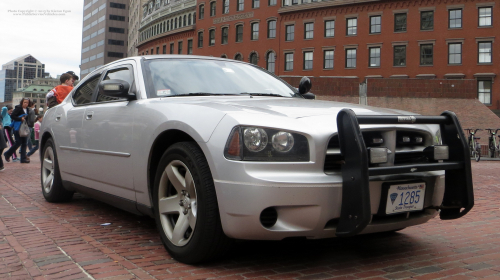 Additional photo  of Massachusetts State Police
                    Cruiser 1285, a 2006-2010 Dodge Charger                     taken by Kieran Egan