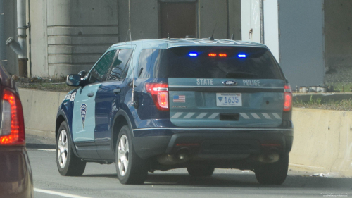 Additional photo  of Massachusetts State Police
                    Cruiser 1635, a 2013 Ford Police Interceptor Utility                     taken by Kieran Egan