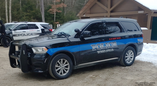 Additional photo  of Burrillville Police
                    Cruiser 7216, a 2019-2020 Dodge Durango                     taken by Kieran Egan
