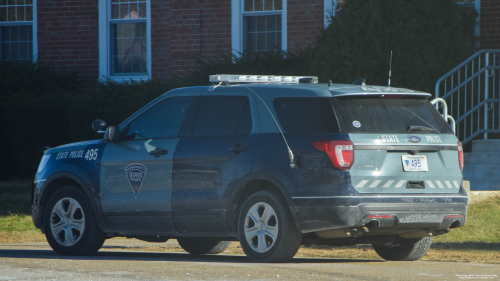 Additional photo  of Massachusetts State Police
                    Cruiser 495, a 2018 Ford Police Interceptor Utility                     taken by Jamian Malo