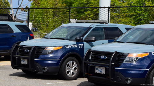 Additional photo  of Massachusetts State Police
                    Cruiser 971, a 2014 Ford Police Interceptor Utility                     taken by Nicholas You