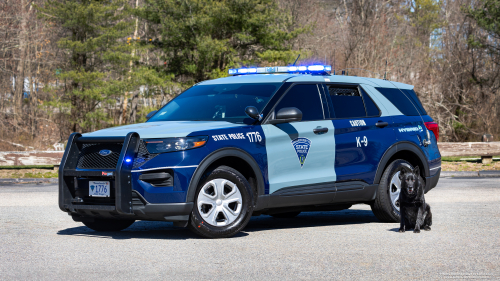 Additional photo  of Massachusetts State Police
                    Cruiser 1776, a 2022 Ford Police Interceptor Utility Hybrid                     taken by Kieran Egan