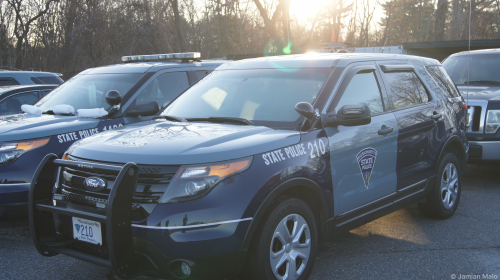 Additional photo  of Massachusetts State Police
                    Cruiser 210, a 2013-2014 Ford Police Interceptor Utility                     taken by Kieran Egan