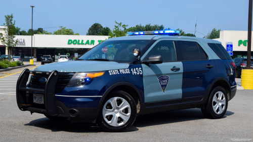 Additional photo  of Massachusetts State Police
                    Cruiser 1435, a 2013 Ford Police Interceptor Utility                     taken by Kieran Egan
