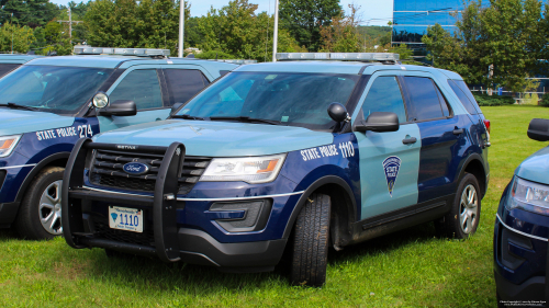 Additional photo  of Massachusetts State Police
                    Cruiser 1110, a 2018 Ford Police Interceptor Utility                     taken by Kieran Egan
