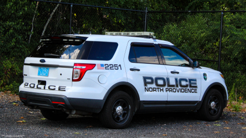 Additional photo  of North Providence Police
                    Cruiser 2251, a 2013 Ford Police Interceptor Utility                     taken by Kieran Egan