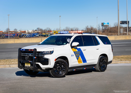Additional photo  of New Jersey State Police
                    Cruiser 819, a 2022 Chevrolet Tahoe                     taken by Kieran Egan
