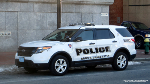 Additional photo  of Brown University Police
                    Supervisor 1, a 2013 Ford Police Interceptor Utility                     taken by @riemergencyvehicles
