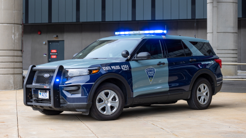 Additional photo  of Massachusetts State Police
                    Cruiser 4251, a 2023 Ford Police Interceptor Utility Hybrid                     taken by Kieran Egan