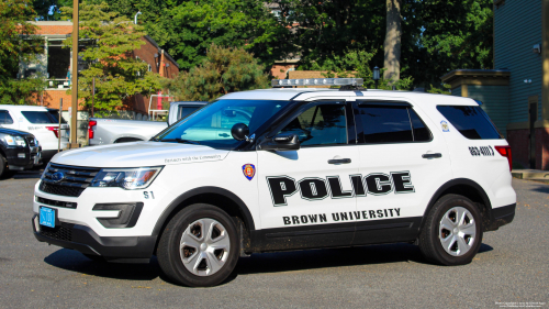Additional photo  of Brown University Police
                    Supervisor 1, a 2019 Ford Police Interceptor Utility                     taken by Kieran Egan