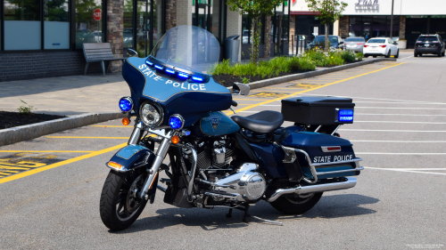 Additional photo  of Massachusetts State Police
                    Motorcycle 32, a 2019 Harley Davidson Electra Glide                     taken by Kieran Egan