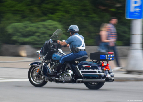 Additional photo  of Massachusetts State Police
                    Motorcycle 65F, a 2020 Harley Davidson Electra Glide                     taken by Kieran Egan