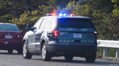 Additional photo  of Massachusetts State Police
                    Cruiser 519, a 2016 Ford Police Interceptor Utility                     taken by Kieran Egan