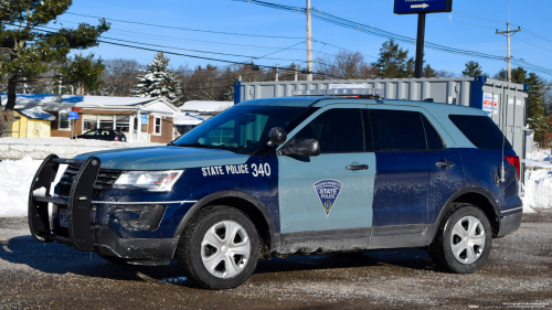 Additional photo  of Massachusetts State Police
                    Cruiser 340, a 2019 Ford Police Interceptor Utility                     taken by Kieran Egan