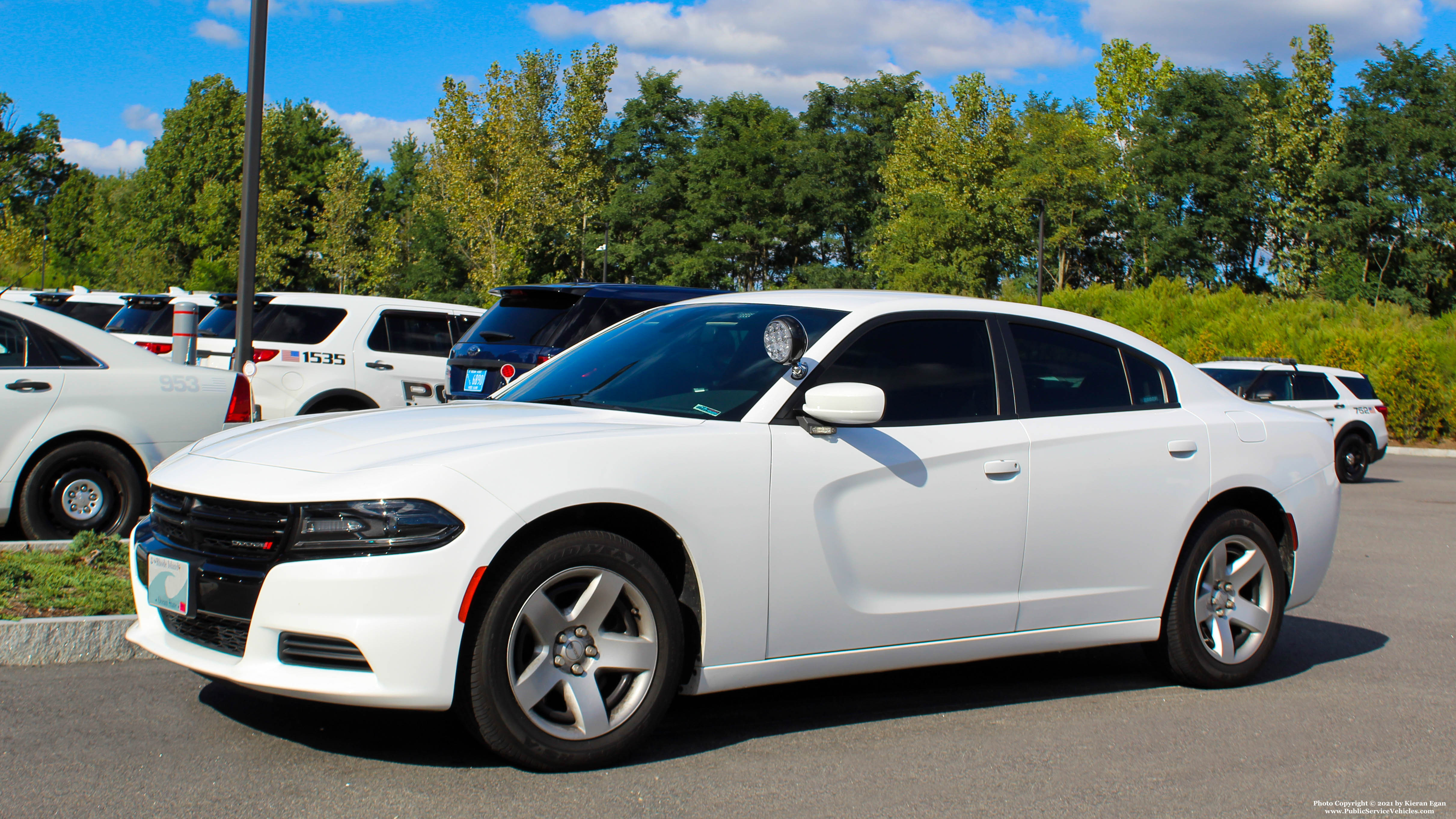 A photo  of North Providence Police
            Community Policing Sergeant's Unit, a 2015 Dodge Charger             taken by Kieran Egan