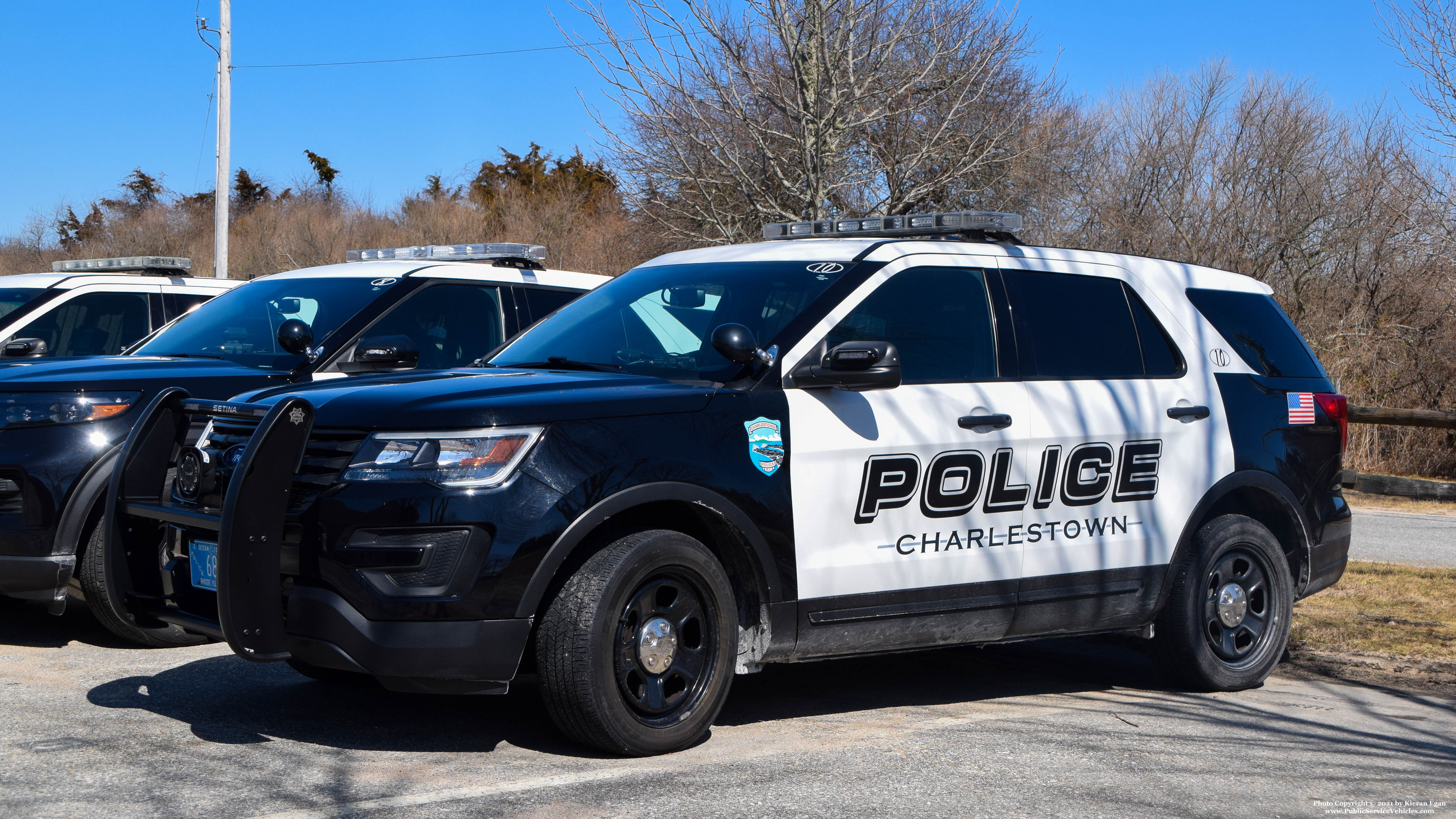 A photo  of Charlestown Police
            Car 10, a 2016-2019 Ford Police Interceptor Utility             taken by Kieran Egan