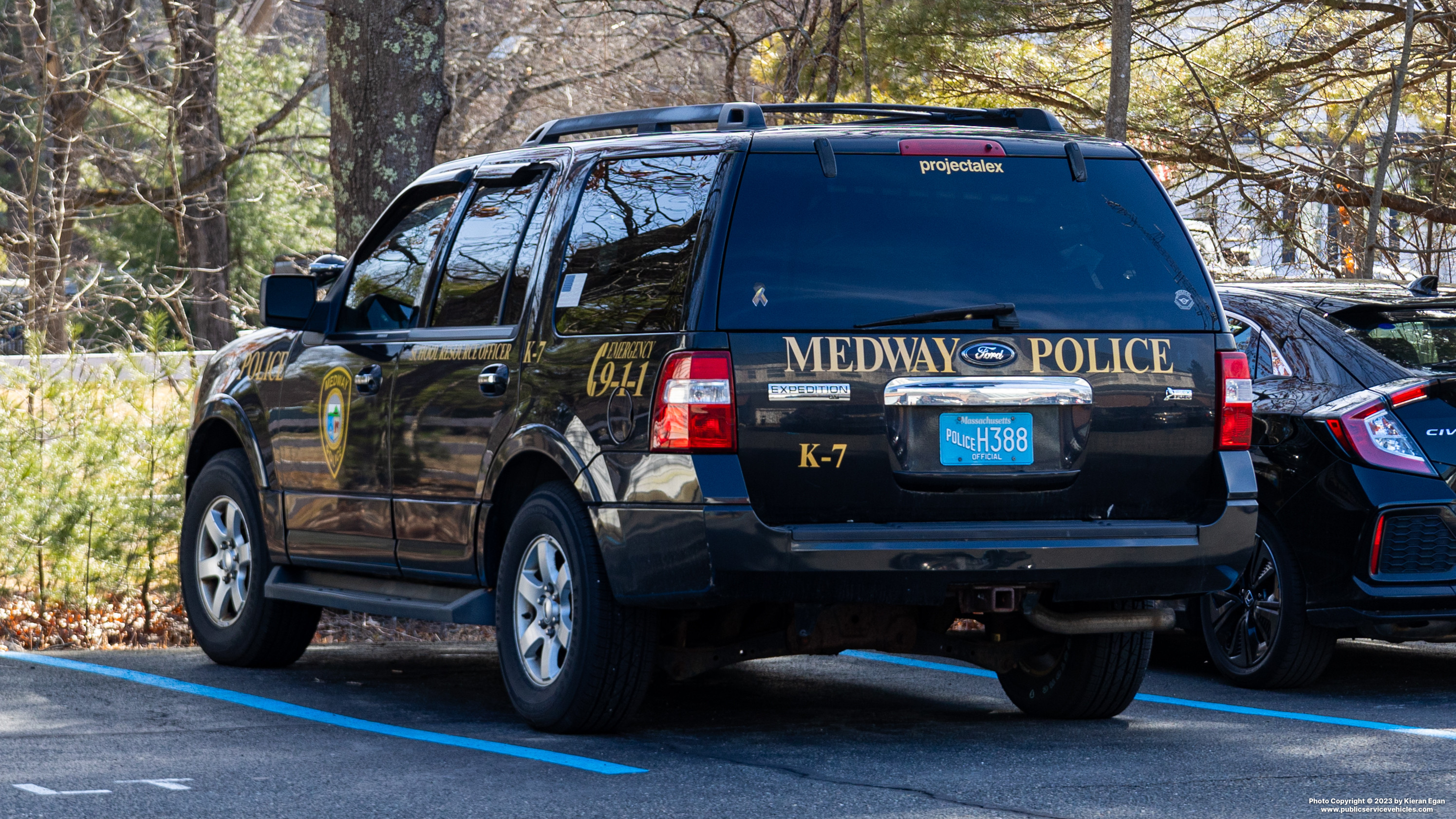 A photo  of Medway Police
            Cruiser K-7, a 2010 Ford Expedition             taken by Kieran Egan
