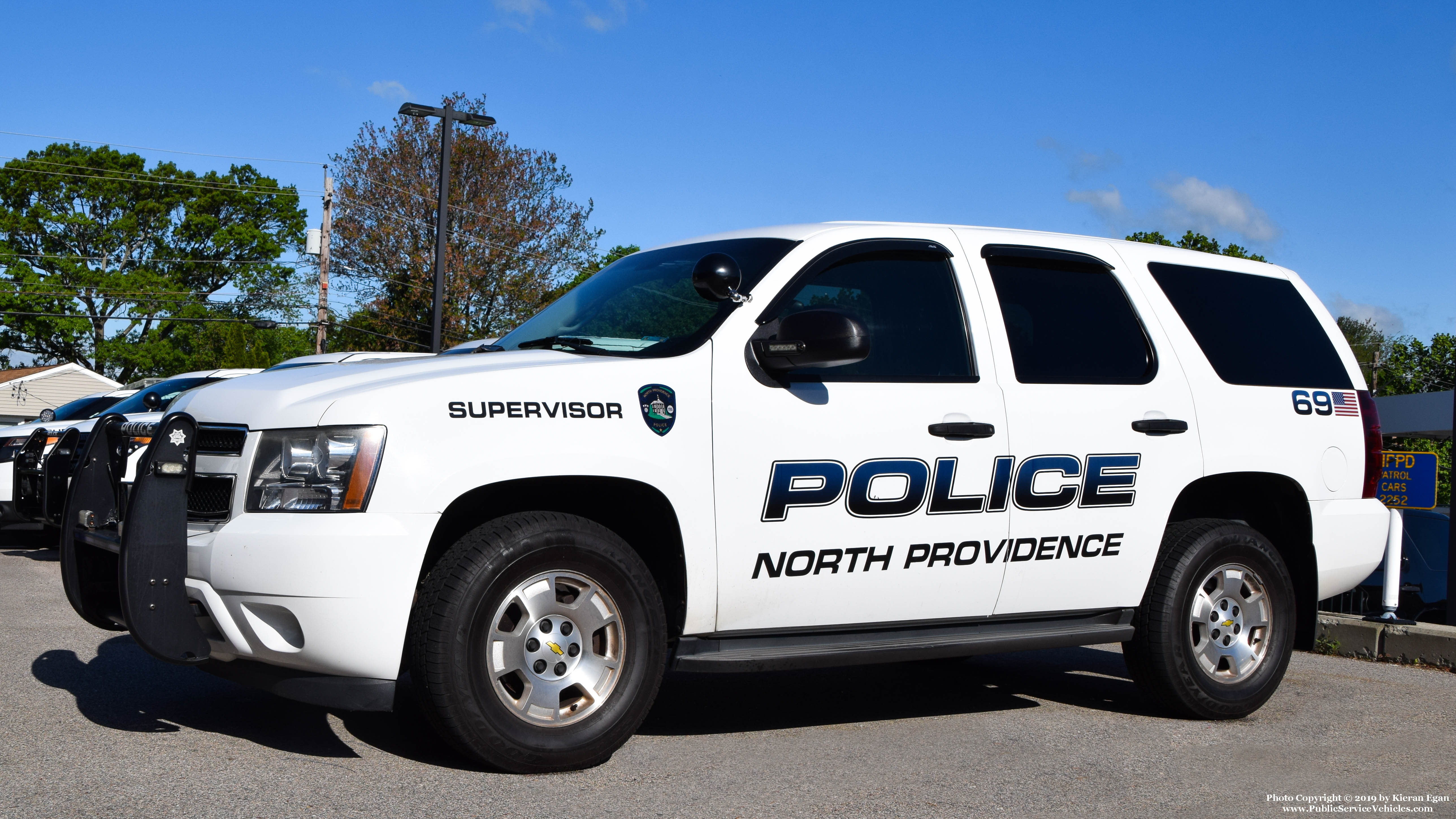 A photo  of North Providence Police
            Cruiser 69, a 2012 Chevrolet Tahoe             taken by Kieran Egan