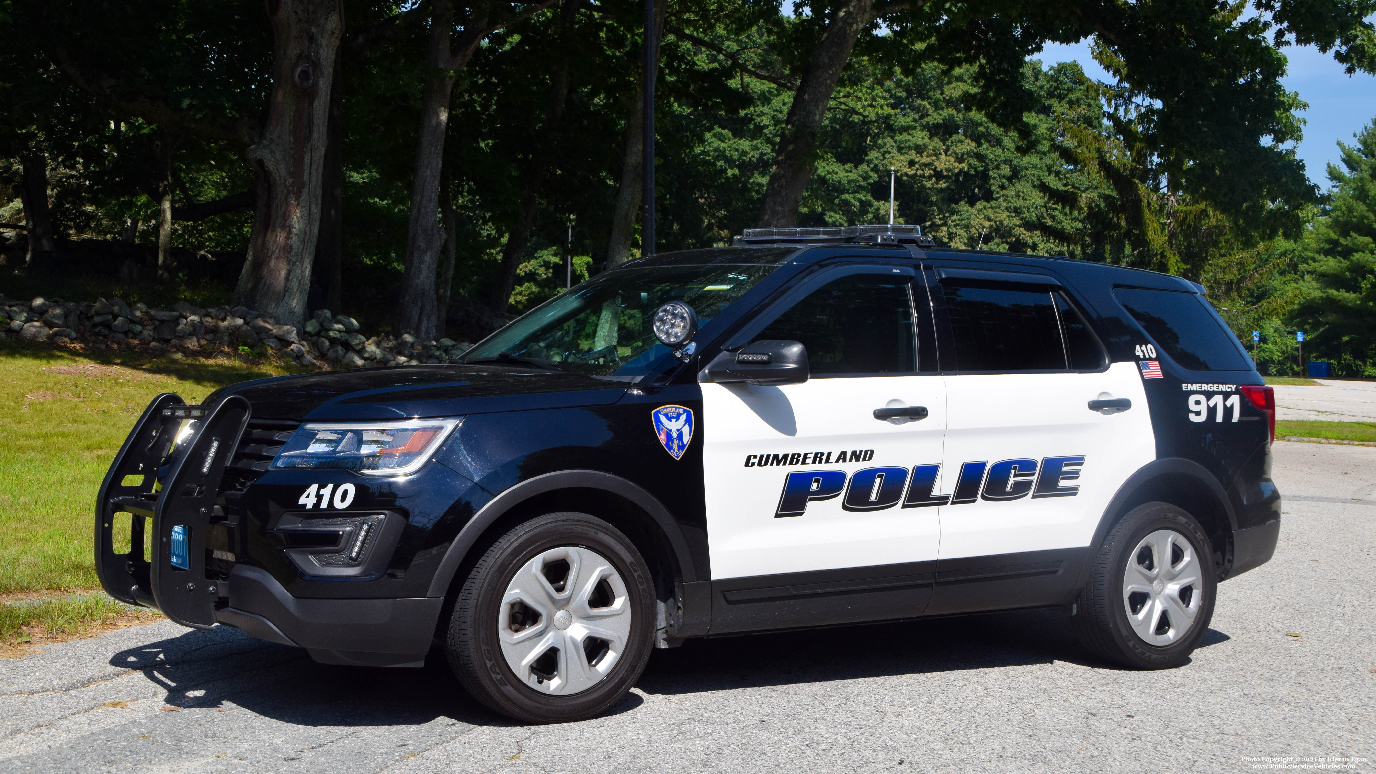 A photo  of Cumberland Police
            Cruiser 410, a 2019 Ford Police Interceptor Utility             taken by Kieran Egan
