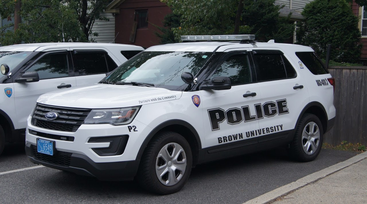 A photo  of Brown University Police
            Patrol 2, a 2017-2019 Ford Police Interceptor Utility             taken by Jamian Malo