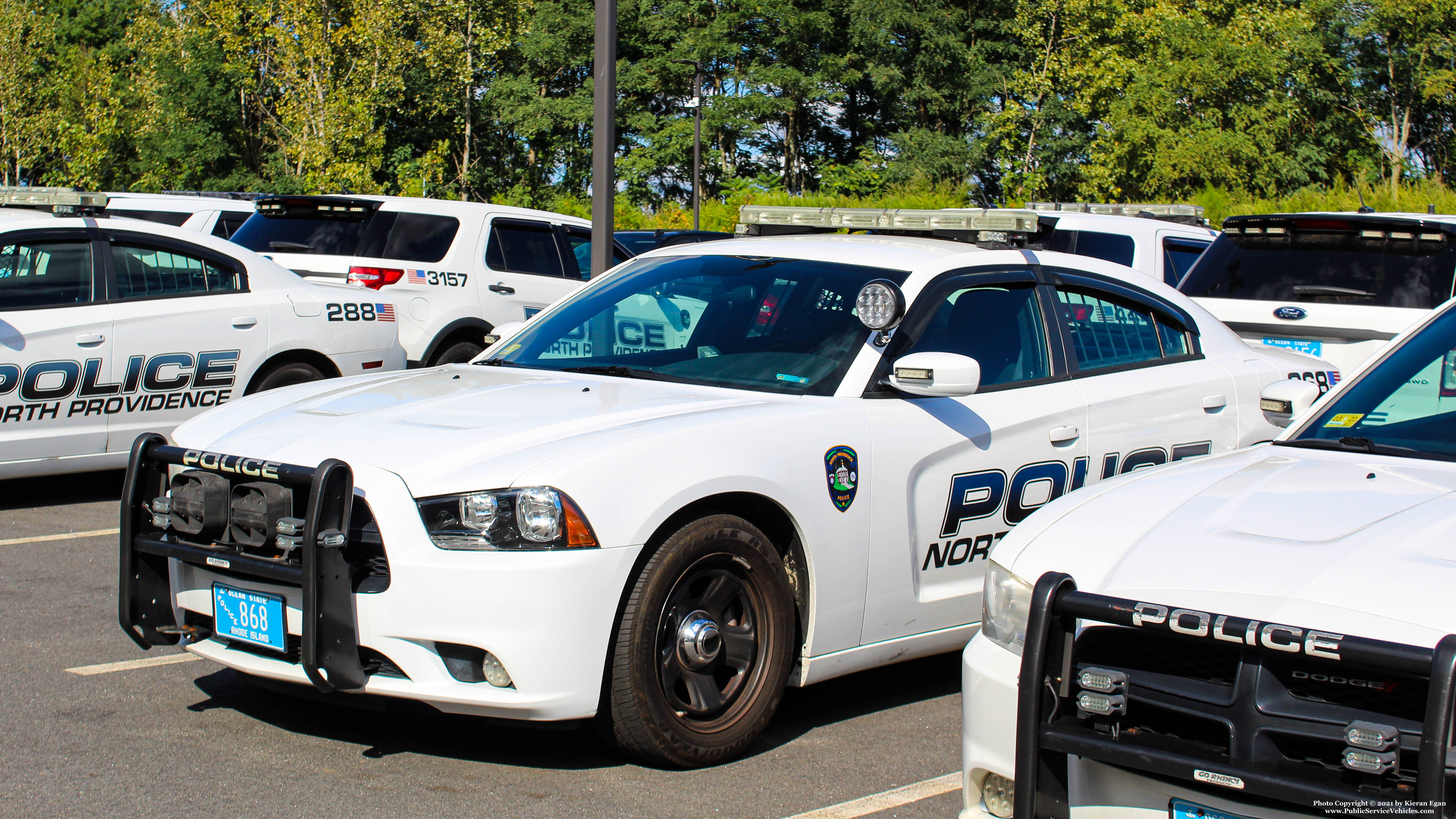 A photo  of North Providence Police
            Cruiser 868, a 2013 Dodge Charger             taken by Kieran Egan