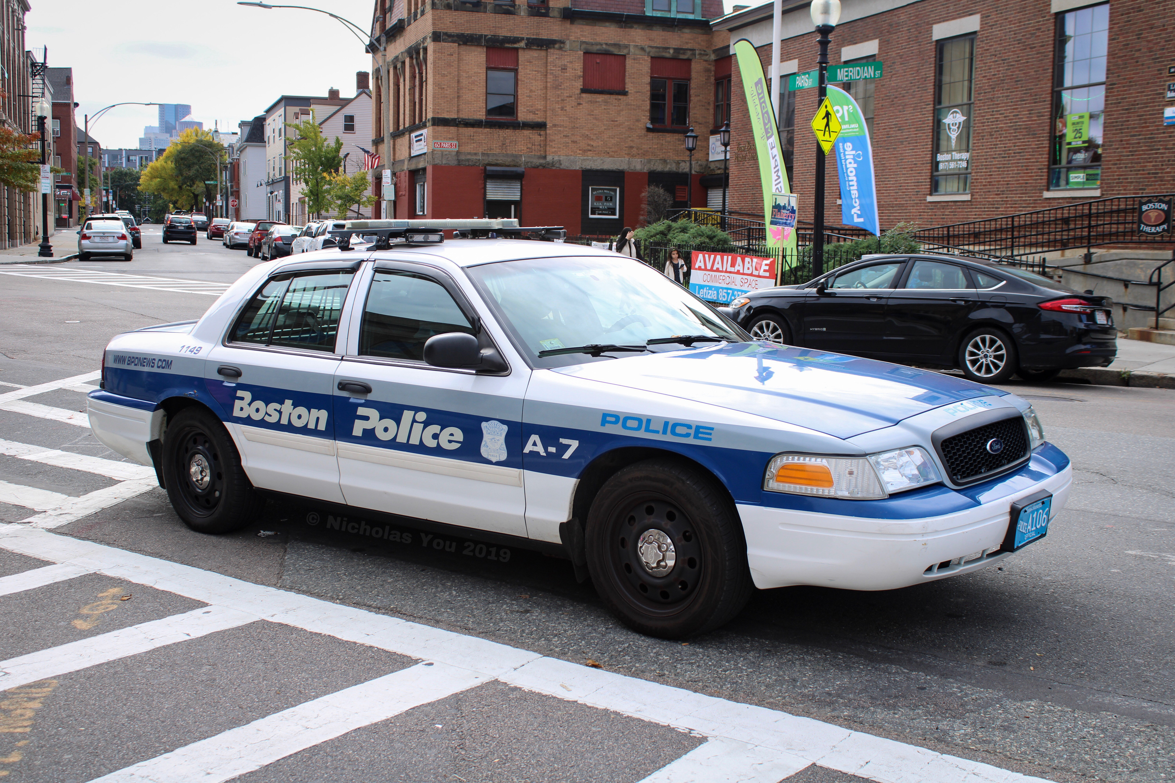 A photo  of Boston Police
            Cruiser 1149, a 2011 Ford Crown Victoria Police Interceptor             taken by Nicholas You