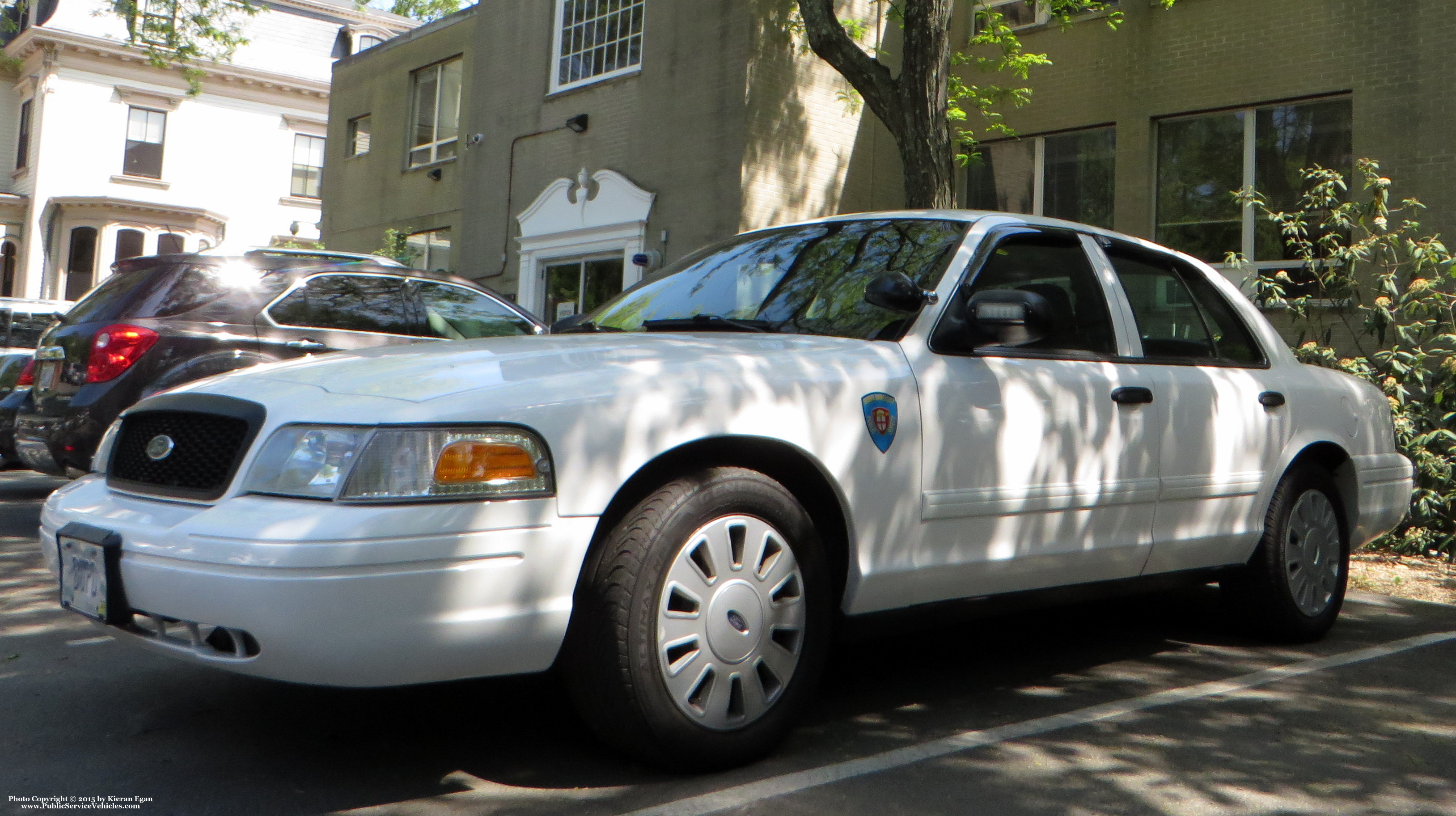 A photo  of Brown University Police
            Technical Support/Security, a 2009 Ford Crown Victoria Police Interceptor             taken by Kieran Egan