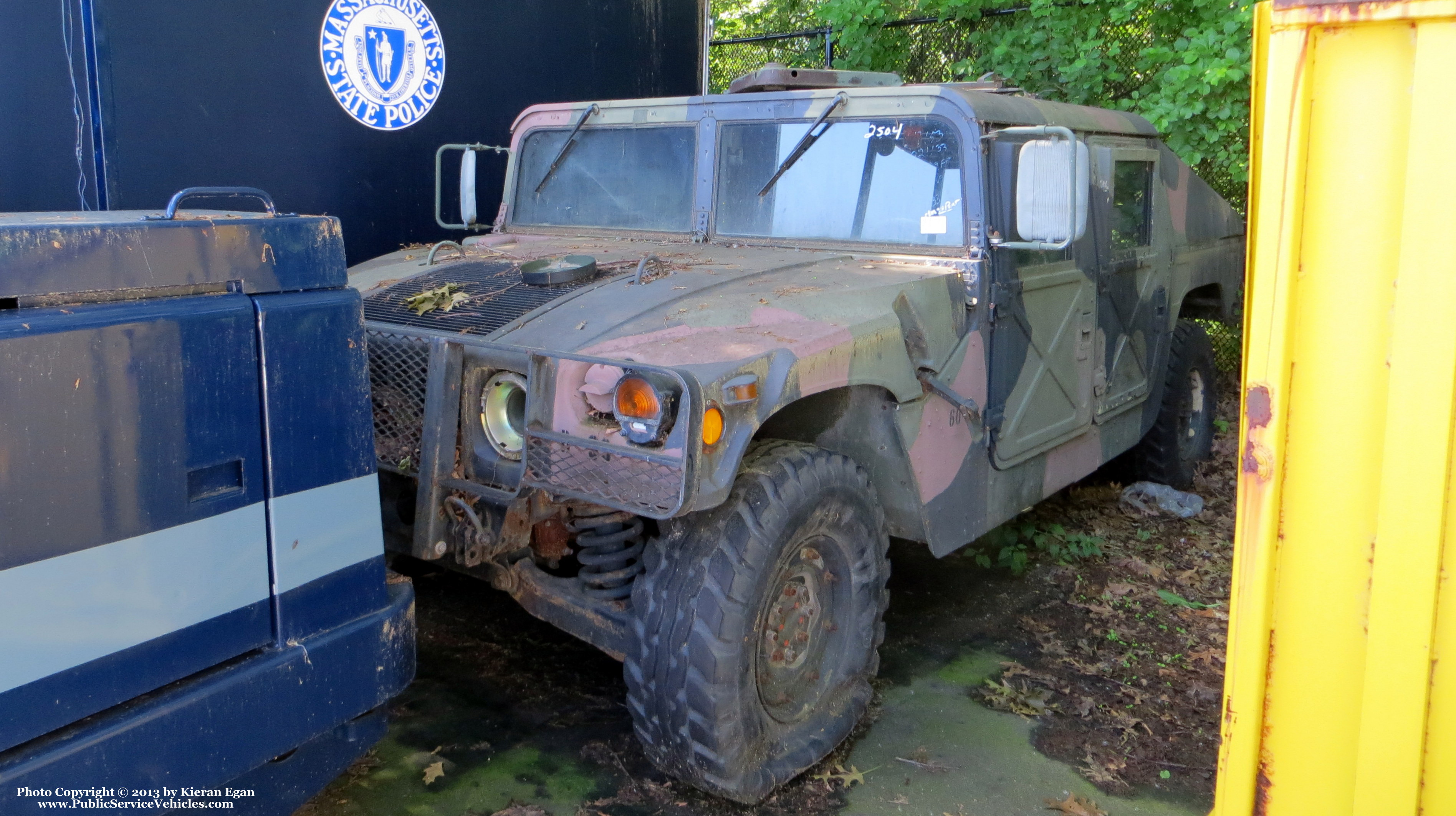 A photo  of Massachusetts State Police
            Hummer 2504, a 1993 AM General Hummer H3             taken by Kieran Egan