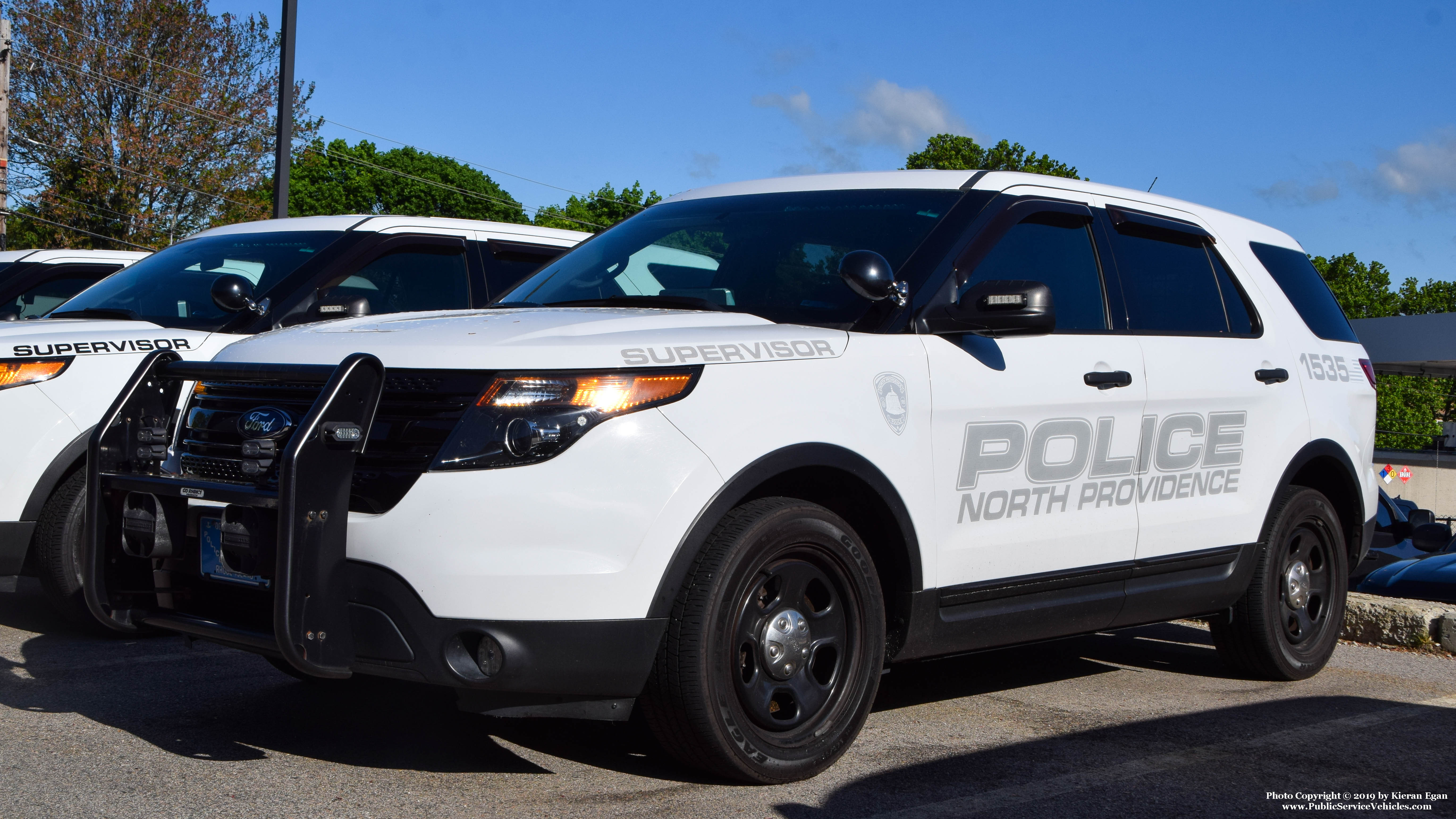 A photo  of North Providence Police
            Cruiser 1535, a 2013 Ford Police Interceptor Utility             taken by Kieran Egan
