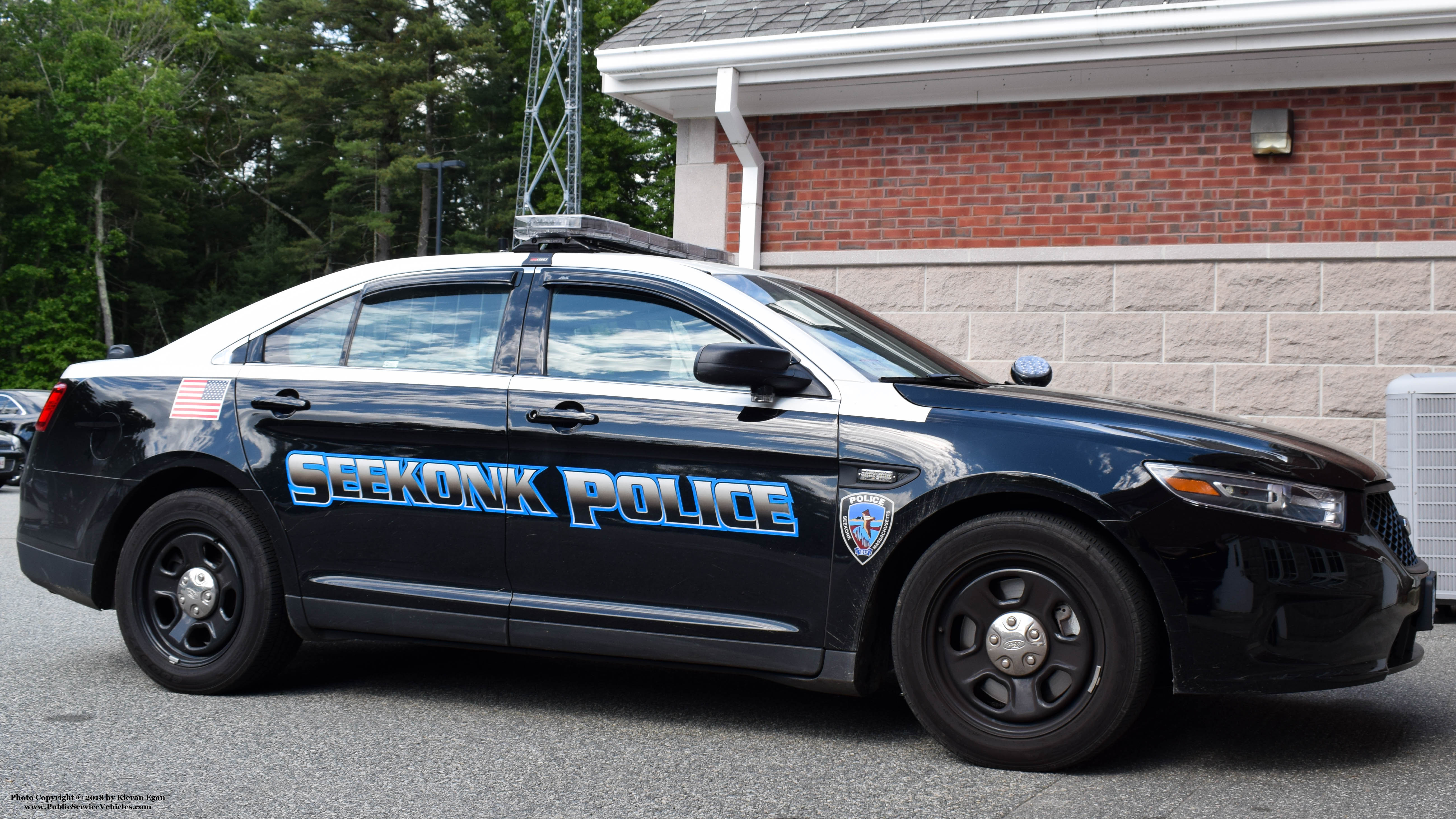 A photo  of Seekonk Police
            Car 11, a 2017 Ford Police Interceptor Sedan             taken by Kieran Egan