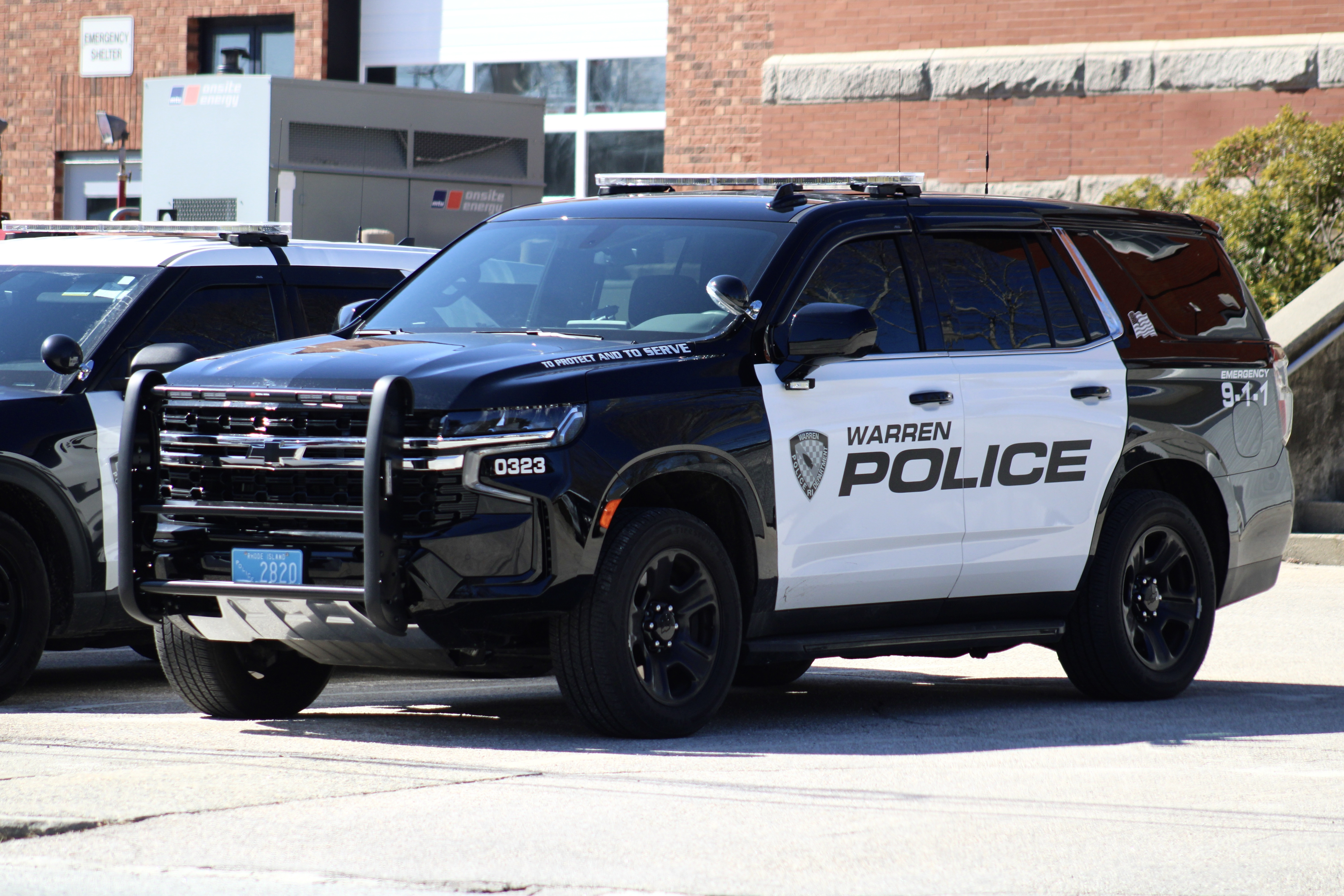 A photo  of Warren Police
            Cruiser 0323, a 2023 Chevrolet Tahoe             taken by @riemergencyvehicles