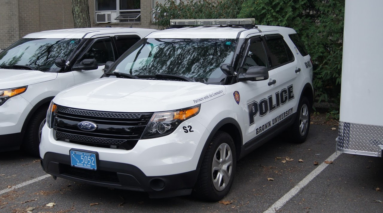 A photo  of Brown University Police
            Supervisor 2, a 2013 Ford Police Interceptor Utility             taken by Jamian Malo