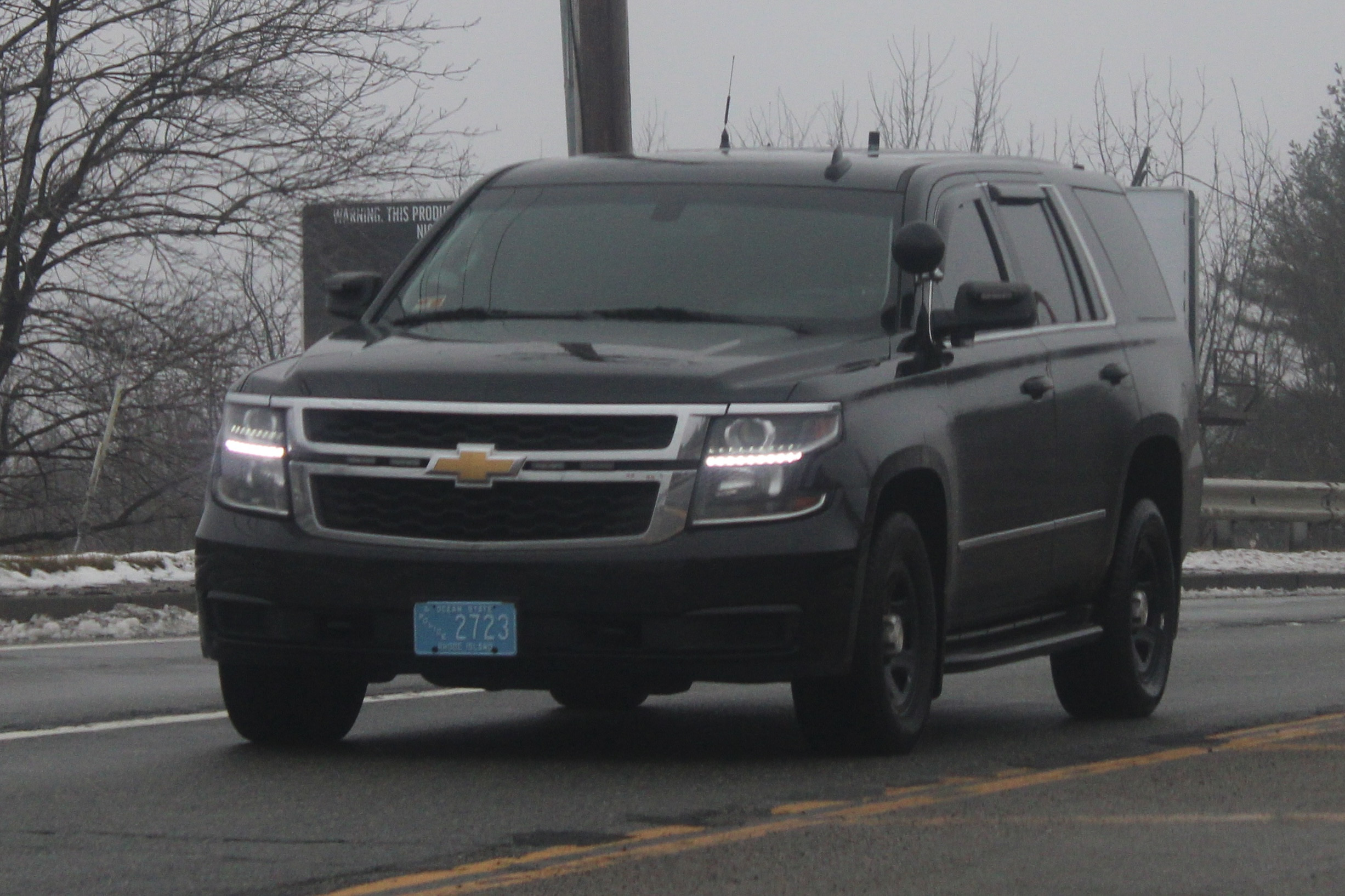 A photo  of Rhode Island Department of Corrections
            Cruiser 2723, a 2017 Chevrolet Tahoe             taken by @riemergencyvehicles