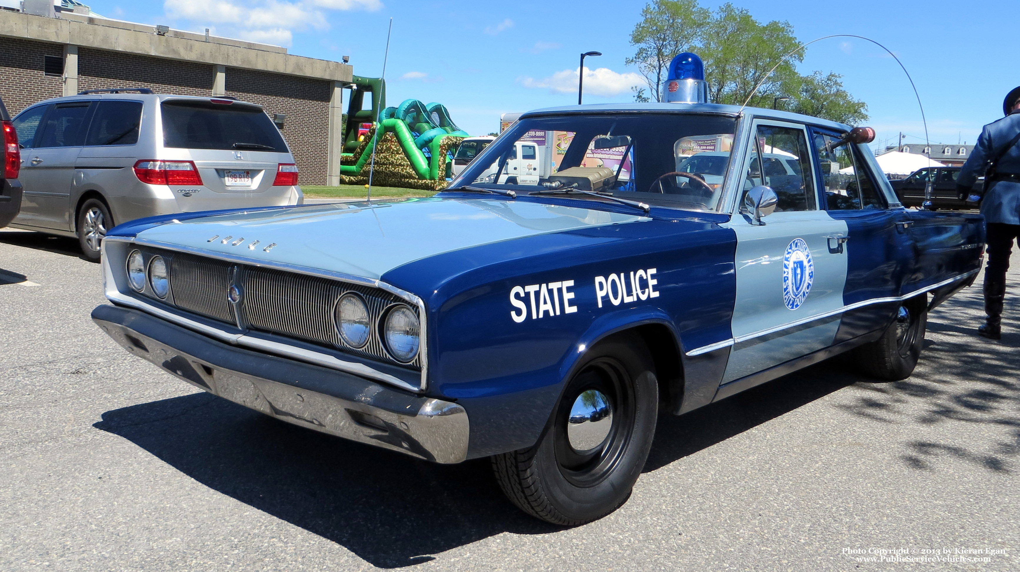A photo  of Massachusetts State Police
            Cruiser 1965, a 1965 Dodge             taken by Kieran Egan