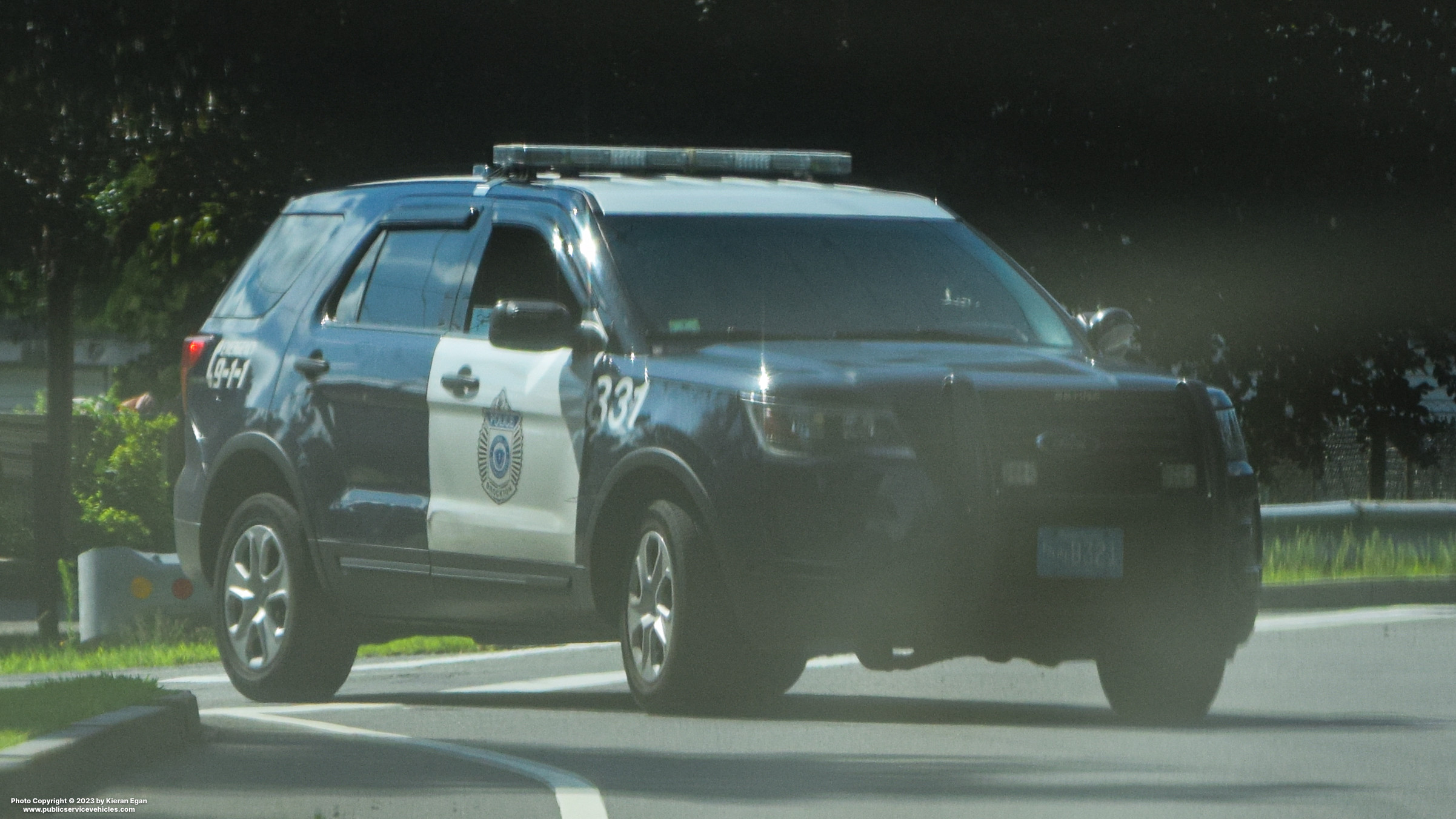 A photo  of Brockton Police
            Cruiser 831, a 2016 Ford Police Interceptor Utility             taken by Kieran Egan