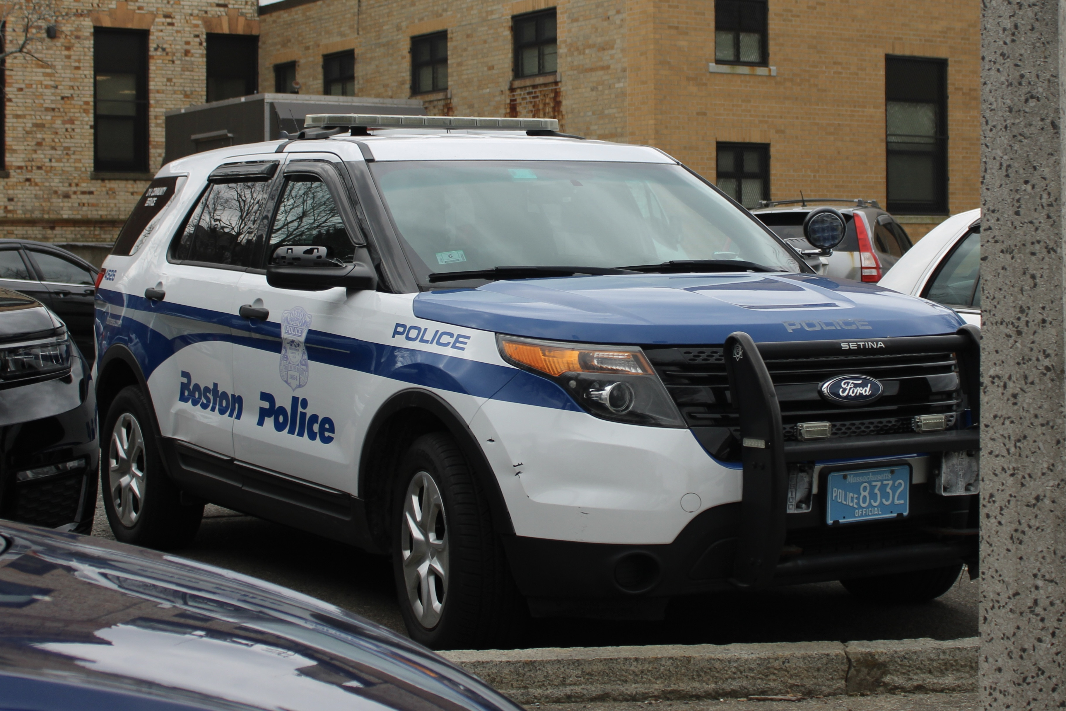 A photo  of Boston Police
            Cruiser 4526, a 2014 Ford Police Interceptor Utility             taken by @riemergencyvehicles