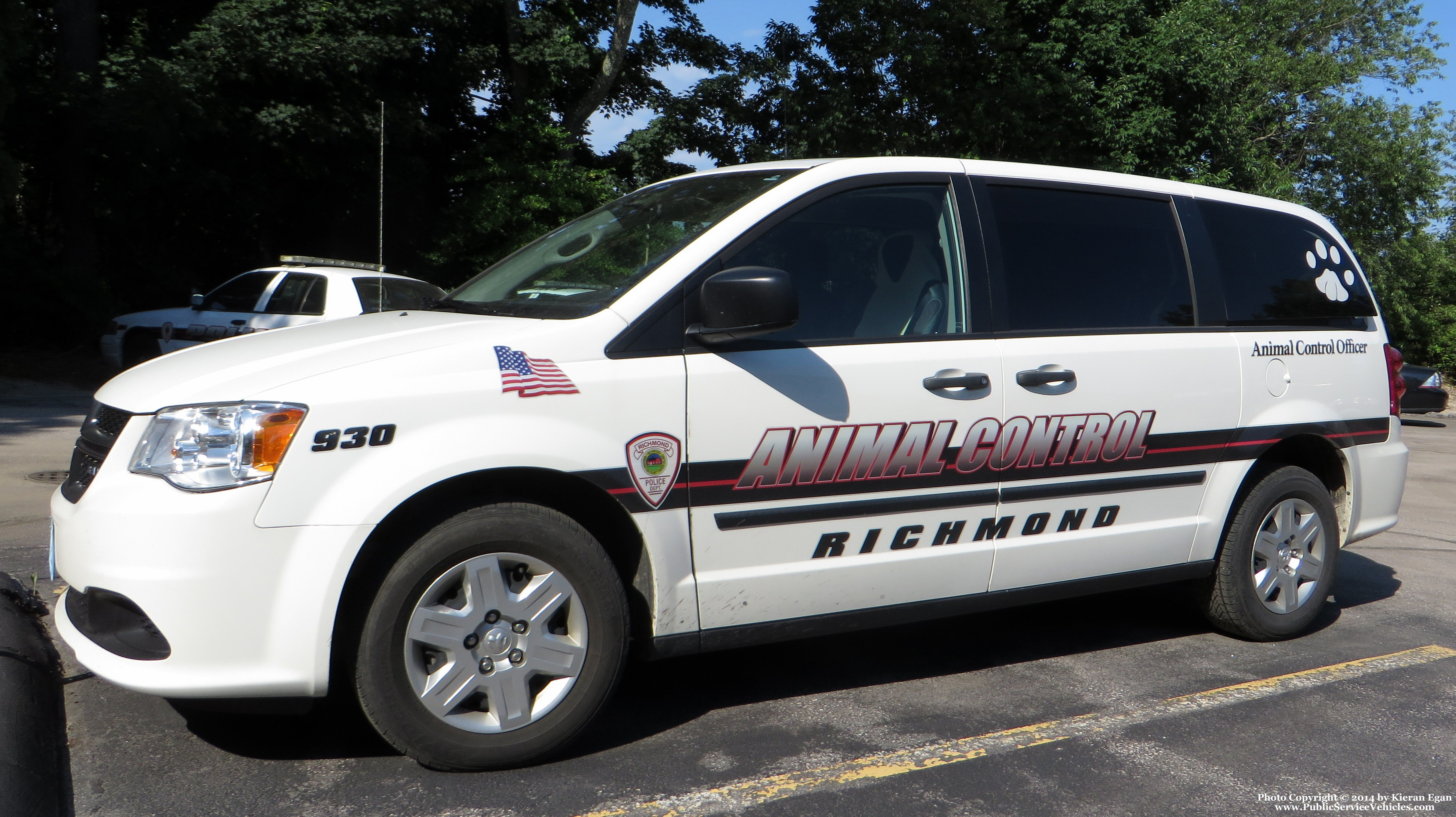 A photo  of Richmond Police
            Cruiser 930, a 2008-2014 Dodge Caravan             taken by Kieran Egan