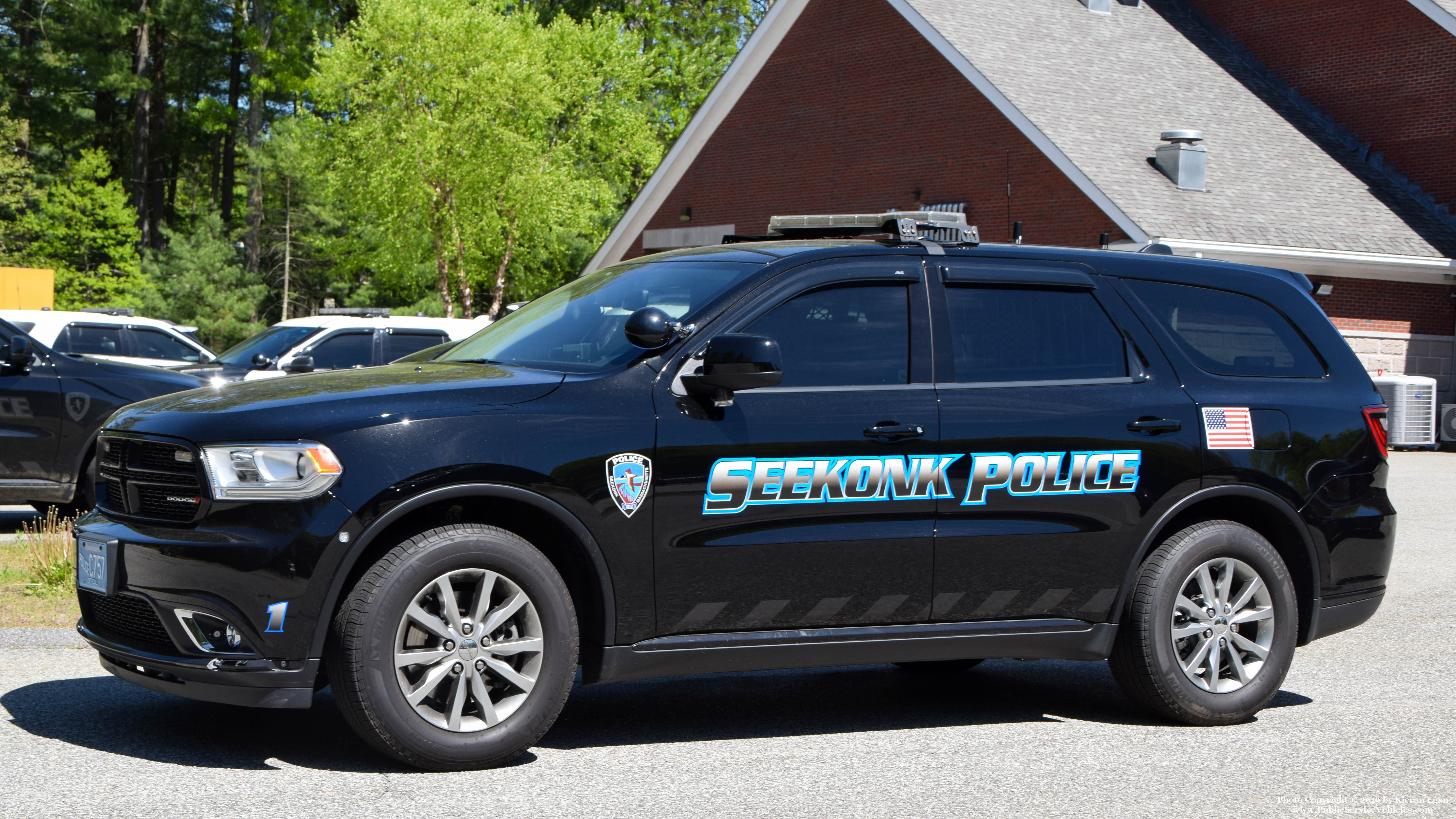 A photo  of Seekonk Police
            Car 1, a 2018 Dodge Durango             taken by Kieran Egan